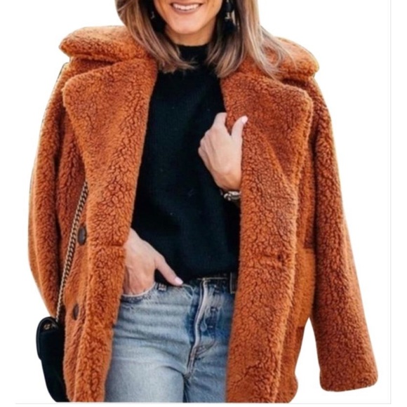 poshmark teddy coat